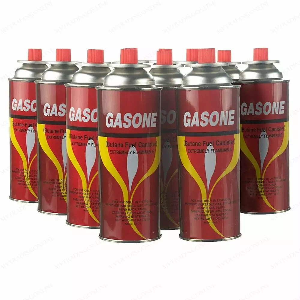 New Butane Fuel Gas Canisters Travel-friendly Camp Camping Stove Cartridge 1-24 Cans Pack 24