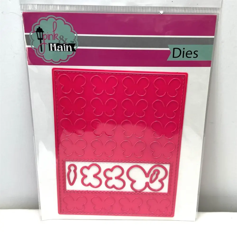 Pink & Main BUTTERFLY BACKGROUND Butterflies Dies Place