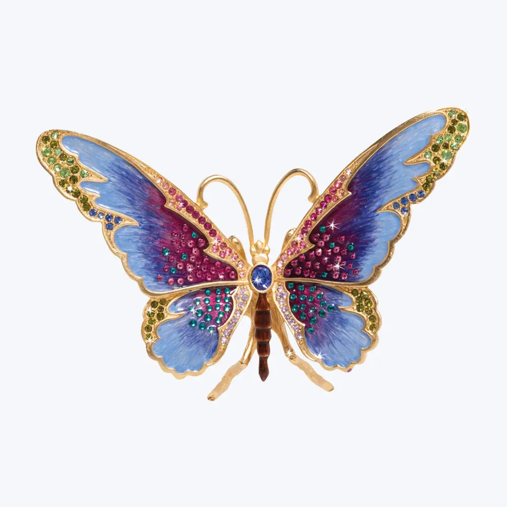 Premium Rustic Puccini Butterfly Figurine