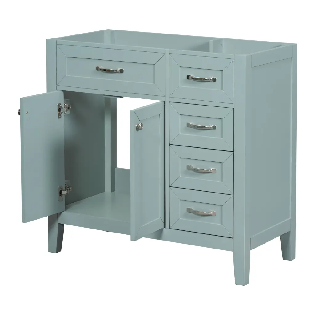 36 Inch Bathroom Vanity Cabinet Base Only No Sink Included by