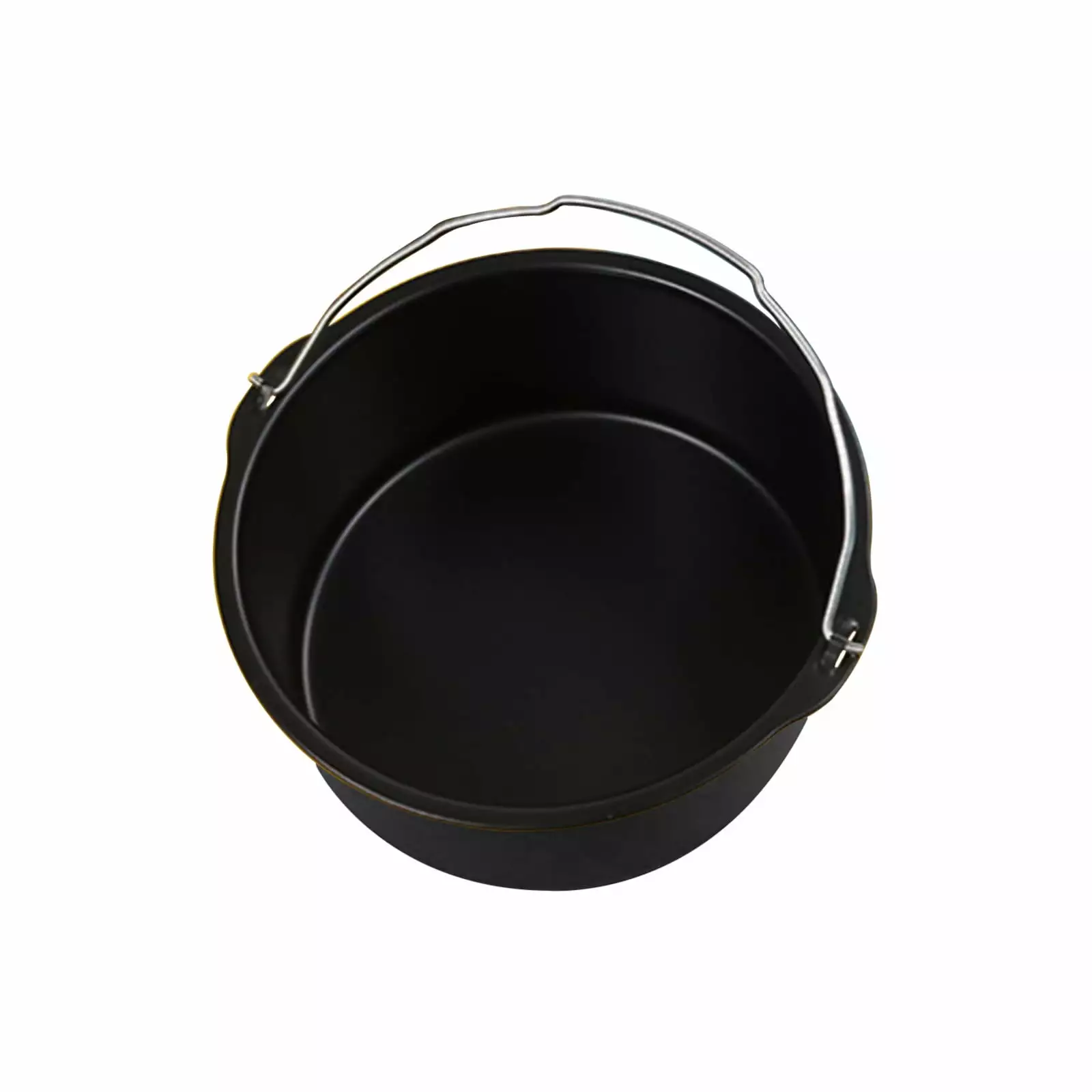 8 Inch Non-Stick Cake Barrel Frying Pan Baking Tray Air Fryer Accessories Kitchen Dining Bar