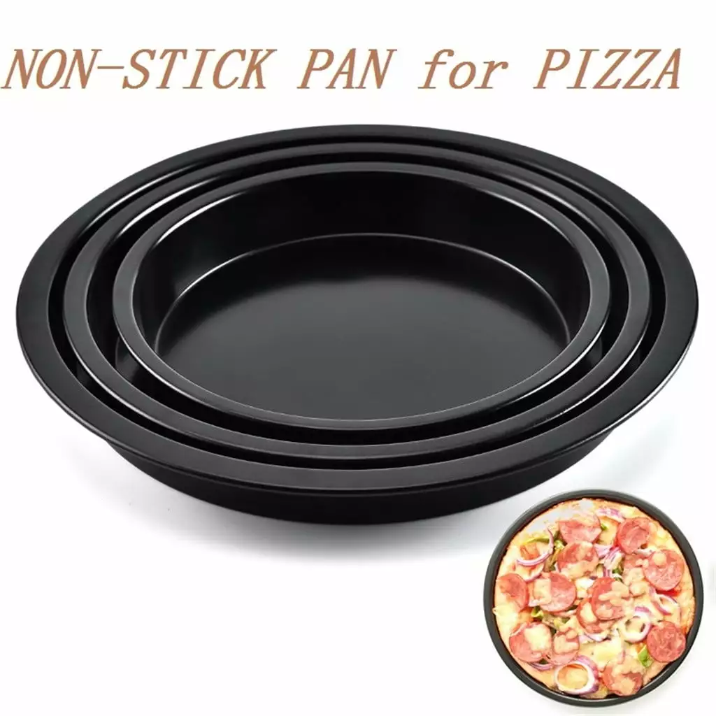 YOZGXEG Bakeware Pans Baking Pan Pizza Round Non-Stick Home Oven Cake Mould Kitchen Supplies 16