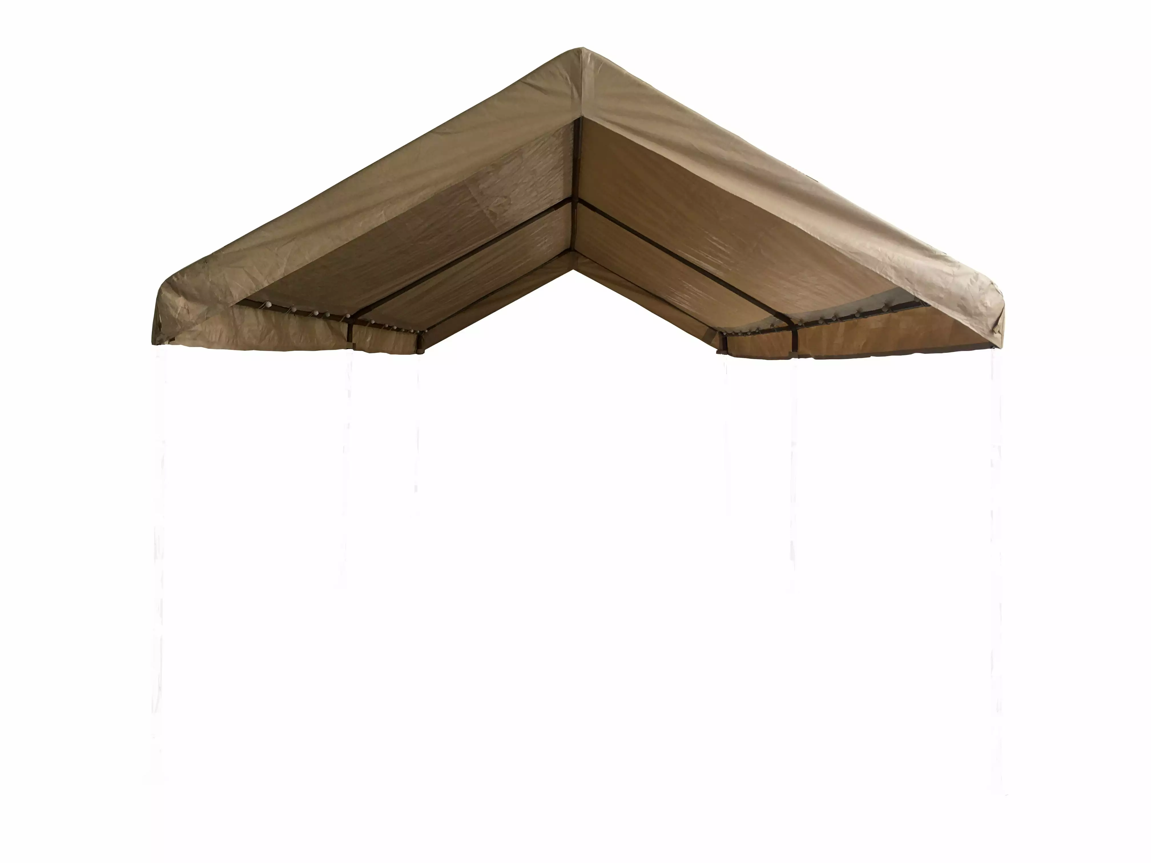 Carport Canopy Cover 10 x 20 Replacement Cover Tarp Ball Bungees Secure Fit Impact Canopy