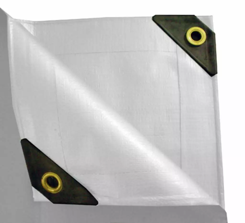 UST Inc 12x40 Heavy Duty Canopy Tarp White 12 Mil Outdoor Protection