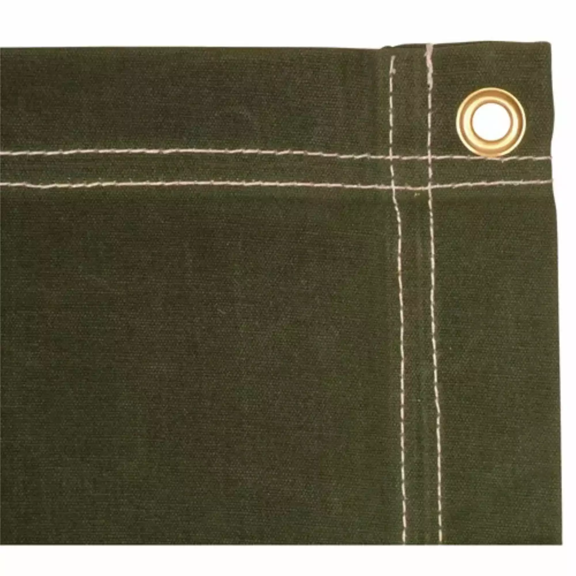8' X 20' Olive Drab Canvas Tarp Heavy Duty Waterproof Outdoor Cover Fox Outdoor