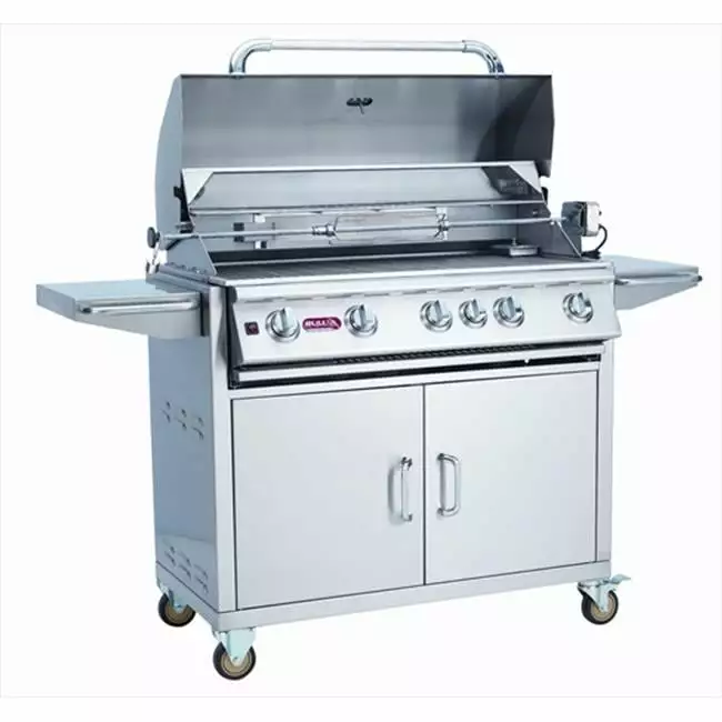 Bull Outdoor Products Brahma Cart 5-Burner Propane Gas Grill Cabinet
