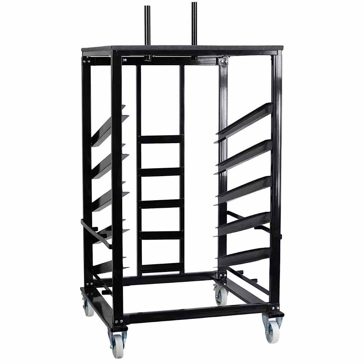 Heavy Duty Steel Moving Cart 30 Bistro Cocktail Tables - Durable Transport Solution 30