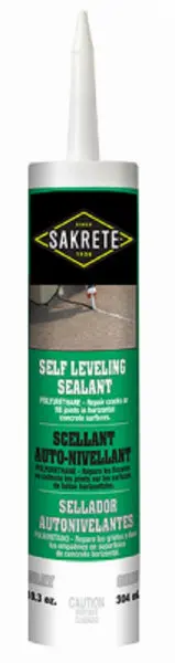 Sakrete 65450008 Self-Leveling Sealant Caulk Tube 10.3 Oz Smooth Surfaces