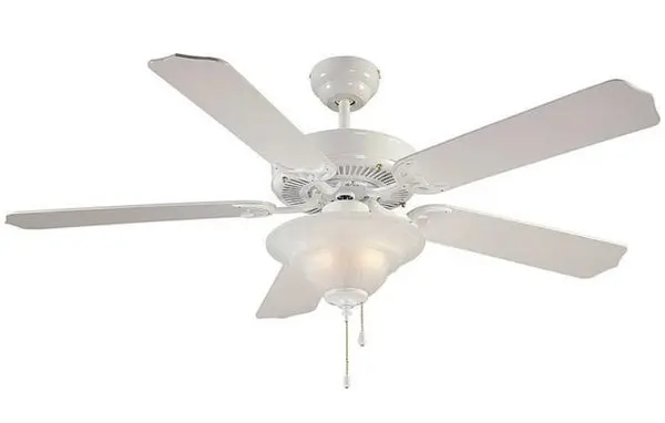 Boston Harbor CF-B-552+1F242WH Ceiling Fan 52 Inch White Light Kit