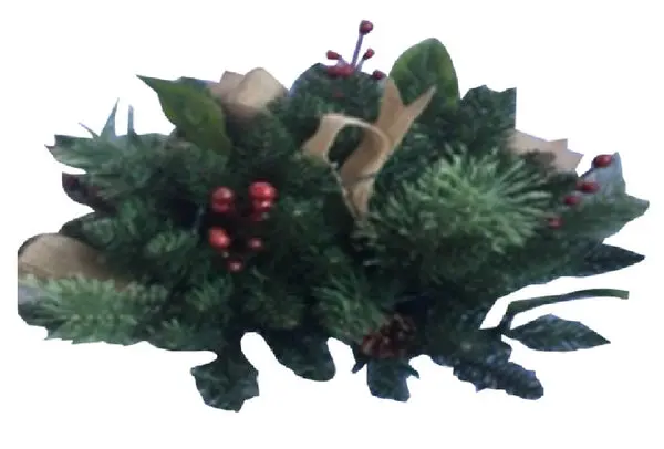 Santas Forest 23603 Christmas Centerpiece Table Top 18 Inch Holiday Decor