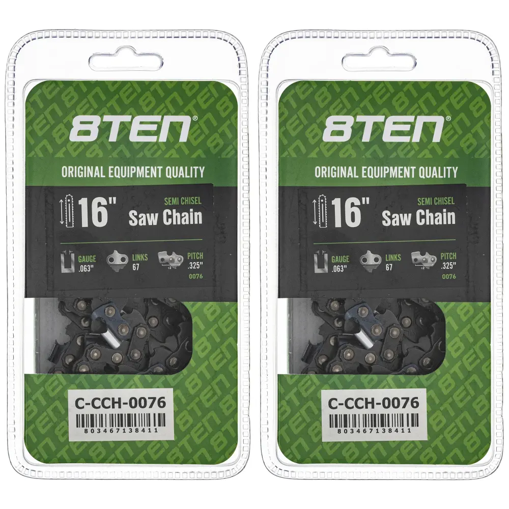 Chainsaw Chain 16 Inch .063 .325 67DL Husqvarna Stihl Oregon 22LPX067G 22BPX067G 22LGX067G | DOUBLE-SET