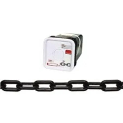 Campbell Chain 099-0856 Black Plastic Chain 138 Feet Safety Barrier Chain
