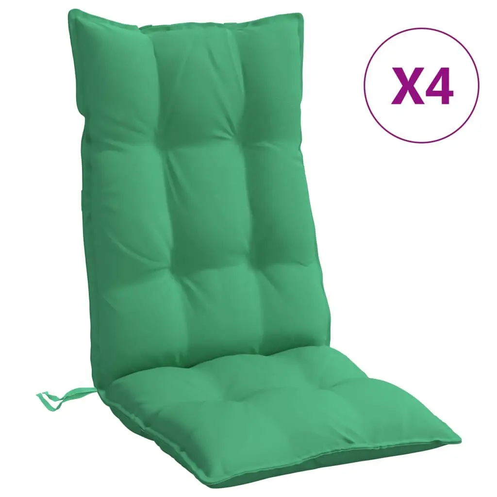 Highsupport Chair Cushions 4 pcs Green Oxford Fabric Dining Chairs