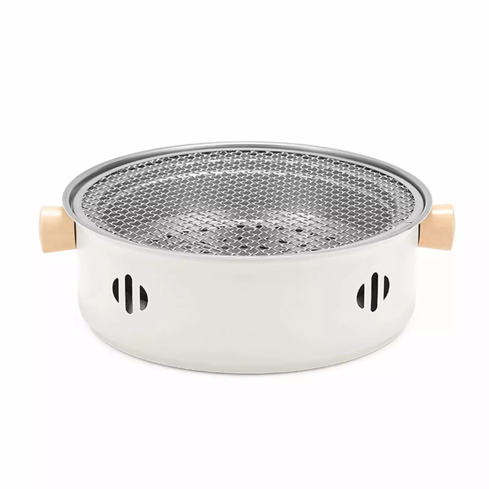 Aqzb Stainless Steel BBQ Charcoal Grill Stove Detachable Grill Net Outdoor Camping and Tea Making