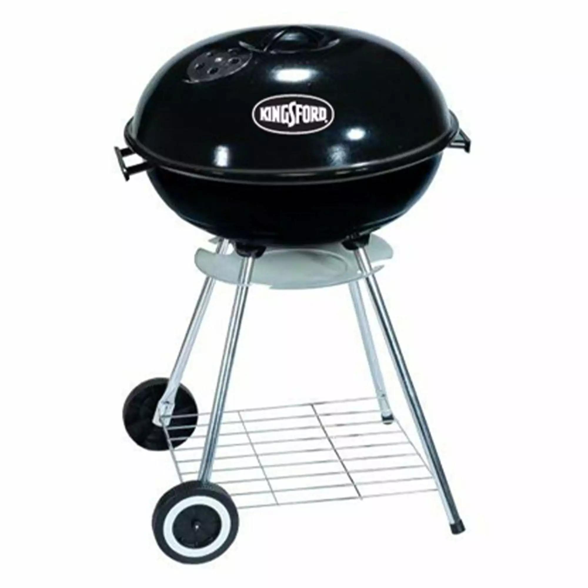 Mr. Bar-B-Q 17 Inch Round Porcelain Coated Charcoal Kettle Grill Outdoor Cooking 1
