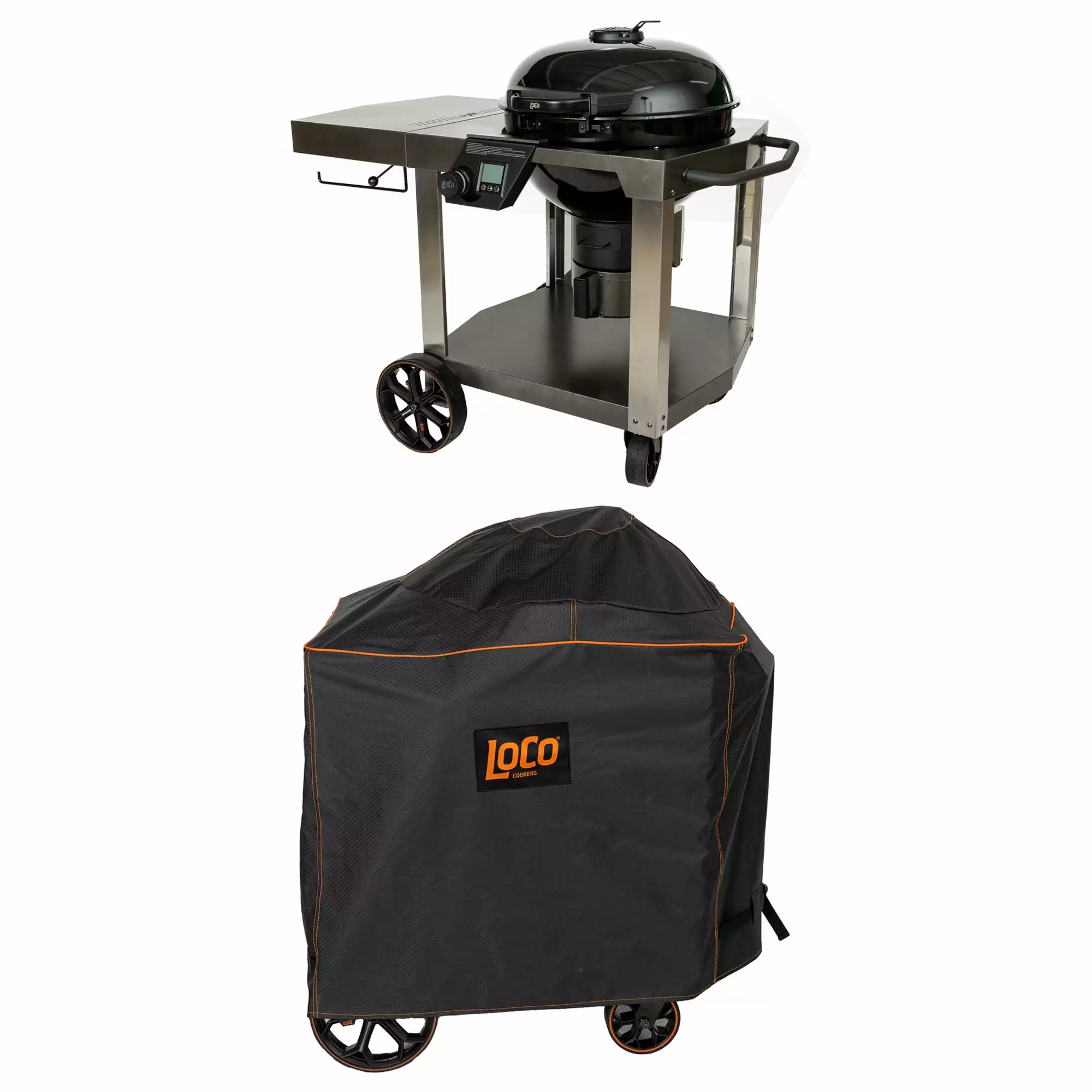 Loco Cookers 22.5 Inch IntelligentTemp Kettle Grill 22 Inch Cover