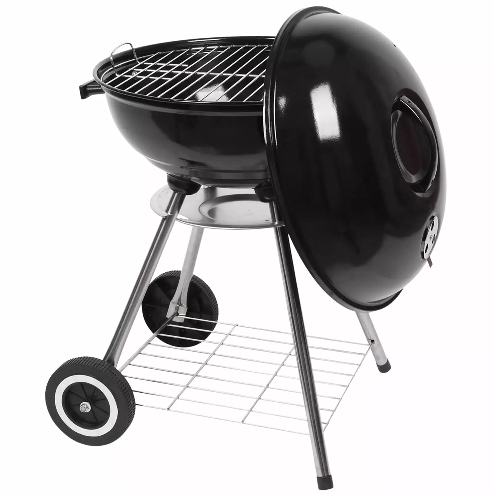 Tcbosik 18 Inch Apple Charcoal Stove Enamel Cover Furnace Body Black Outdoor Cooking Grill