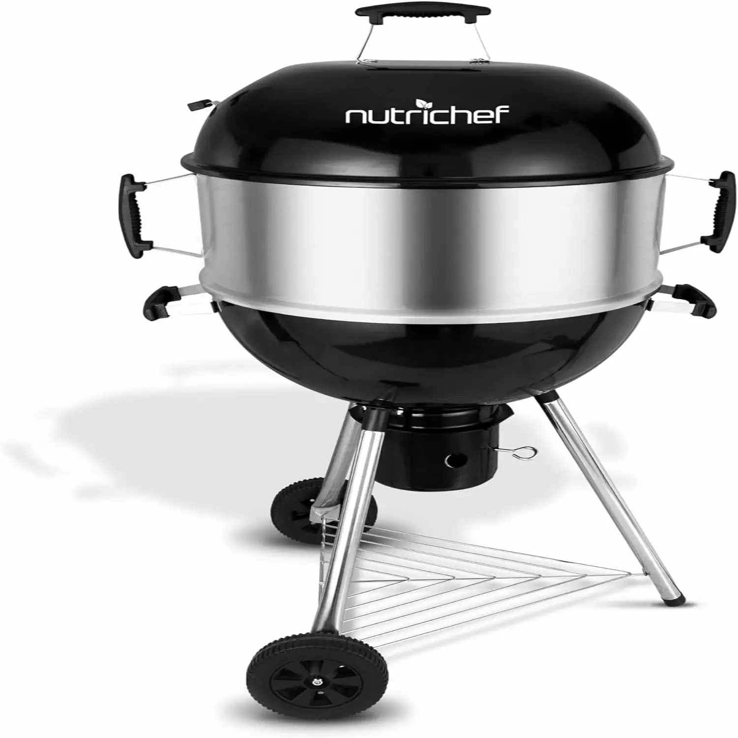 Travel-friendly Outdoor Charcoal BBQ Grill Cover Picnic Camping Backyard Patio