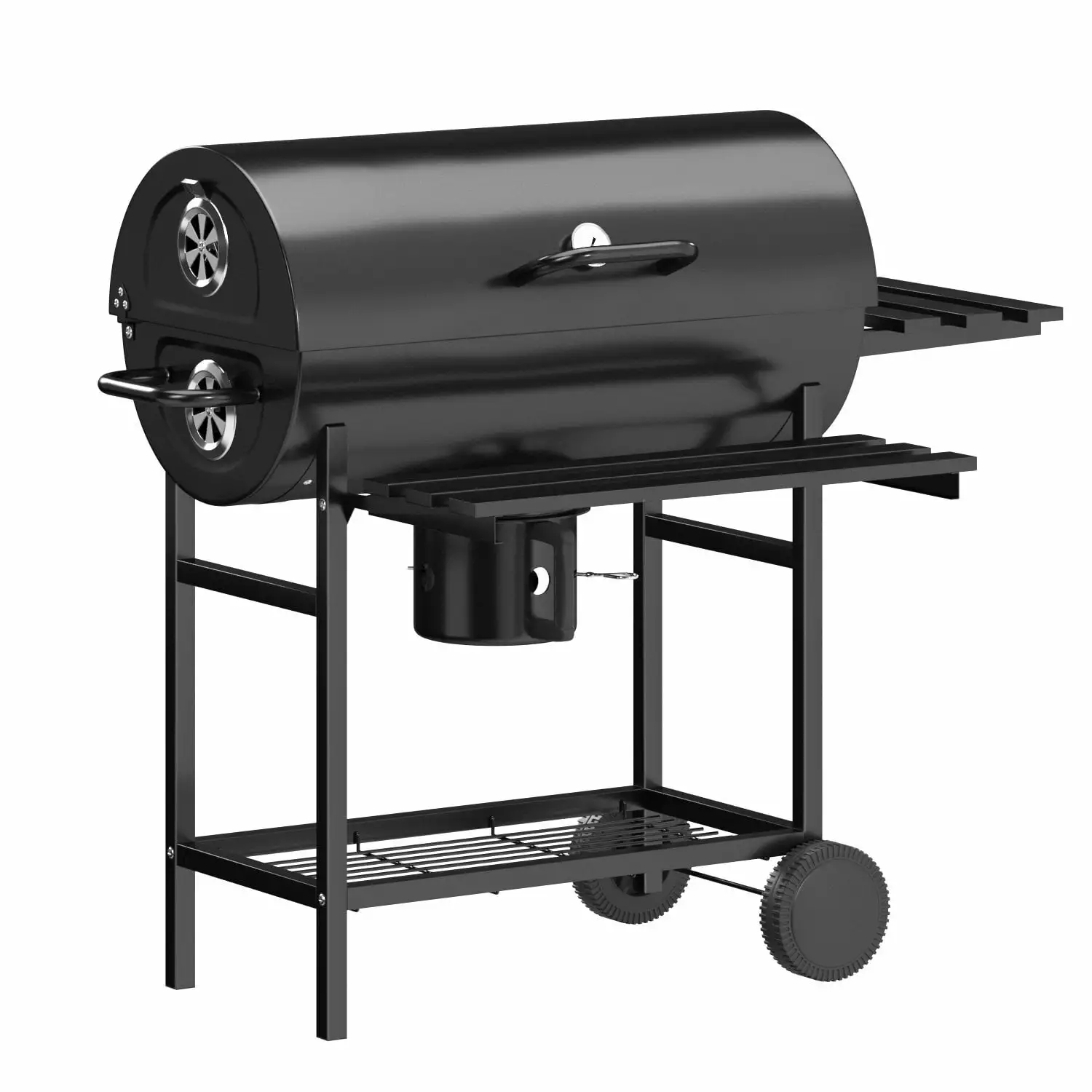 Vineego 29-Inch Charcoal Grill Outdoor BBQ Smoker Picnic Camping Patio Backyard Cooking Black 25