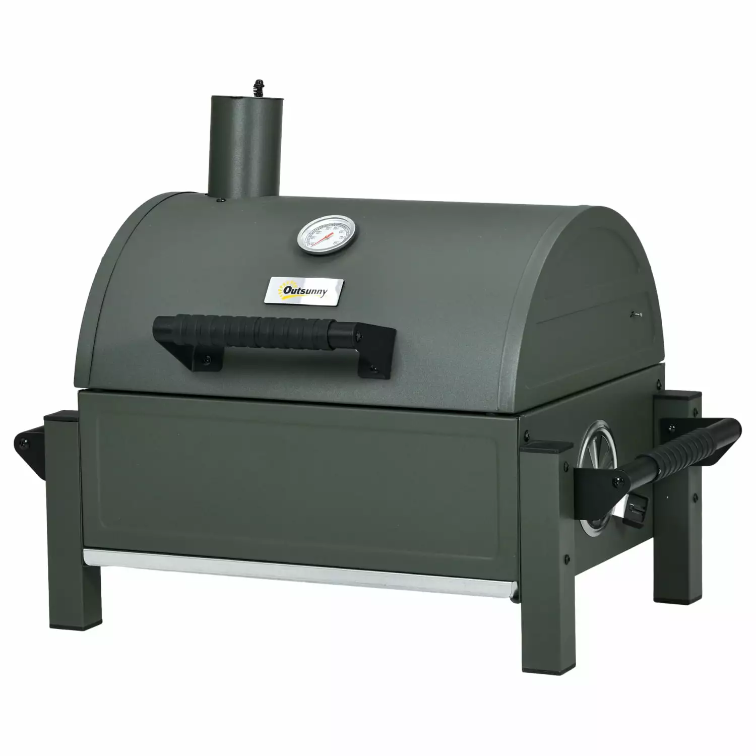 YPDCHB Charcoal BBQ Grill 235 sq.. Cooking Area Tabletop Outdoor Barbecue Ash Catcher and Built- Thermometer Patio Backyar...