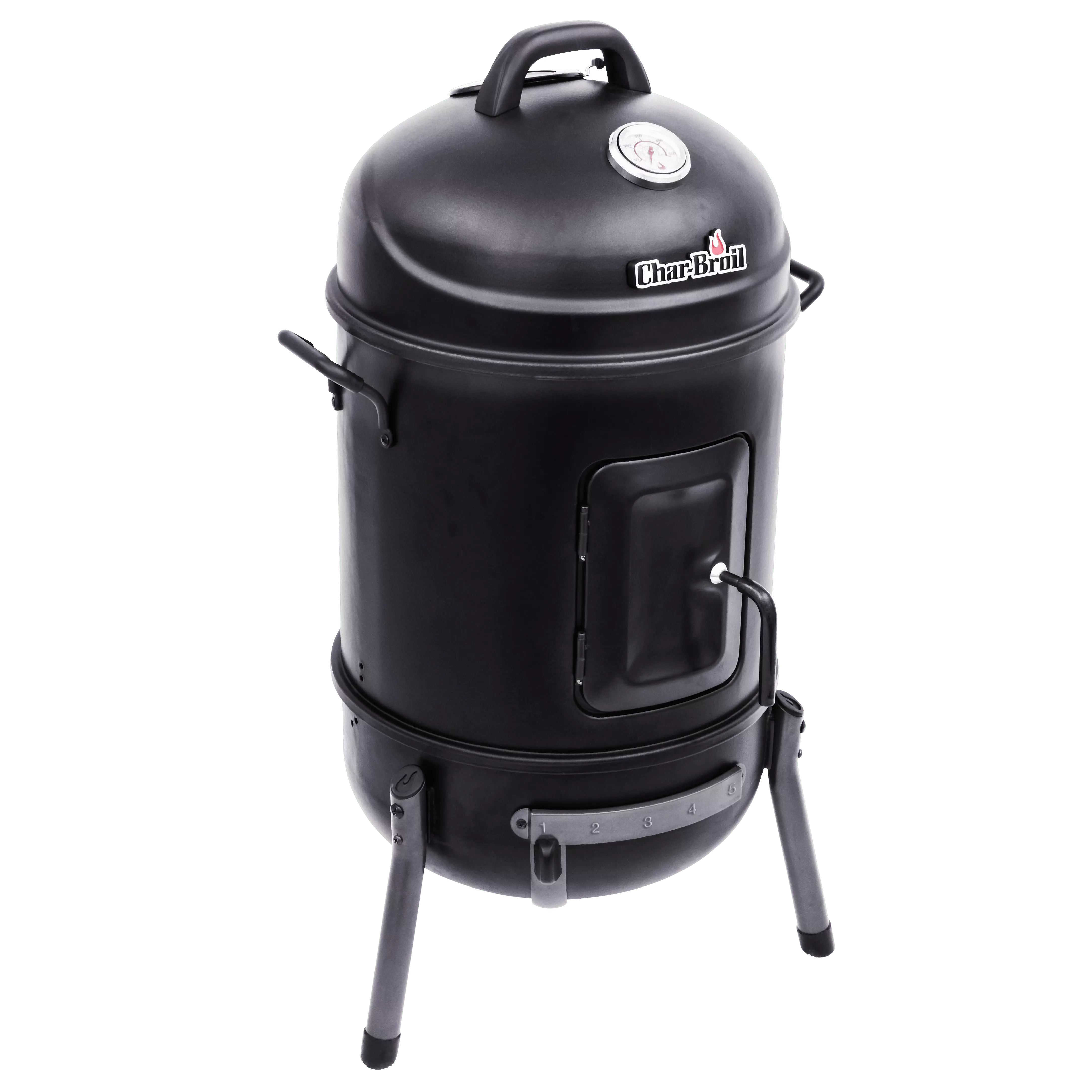 Bullet Smoker Small NEW! Portable Charcoal Smoker Outdoor BBQ 1