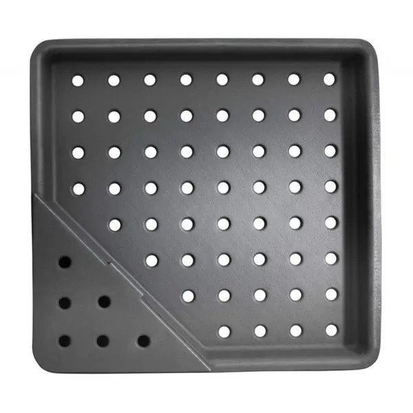 Napoleon 67732 Cast Iron Charcoal & Smoker Tray 14" x 15" Durable Grill Accessory
