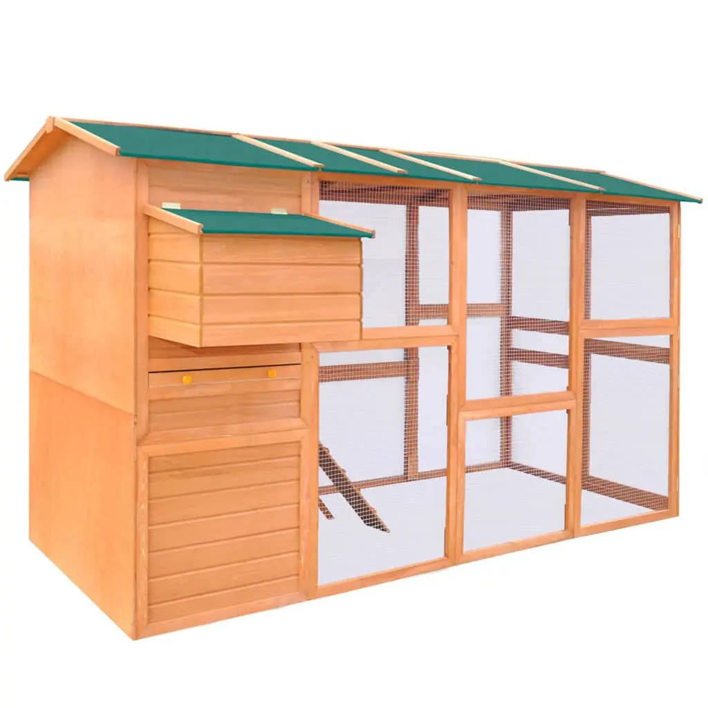 Stylishken Coop Wood 116x64.2x67 Inches - Spacious Chicken Coop