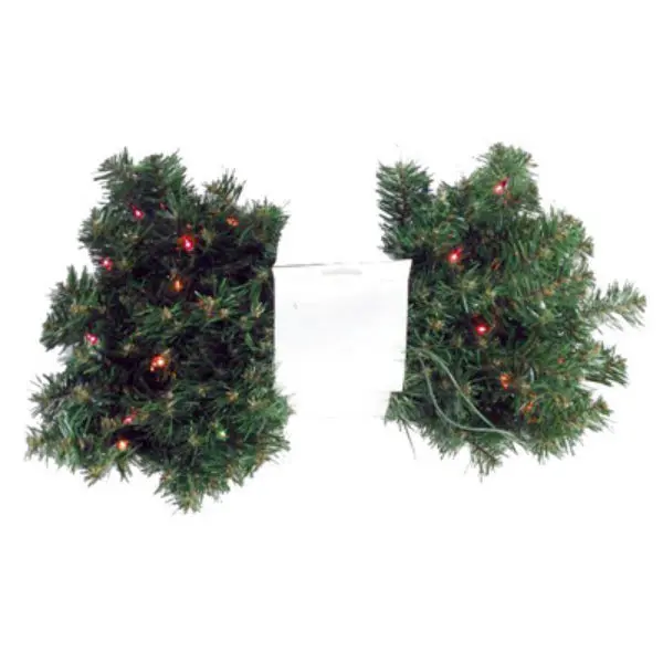 Holiday Wonderland 277-G7131-9 Garland Green PVC Branch Tips 9 Feet x 10 Inch