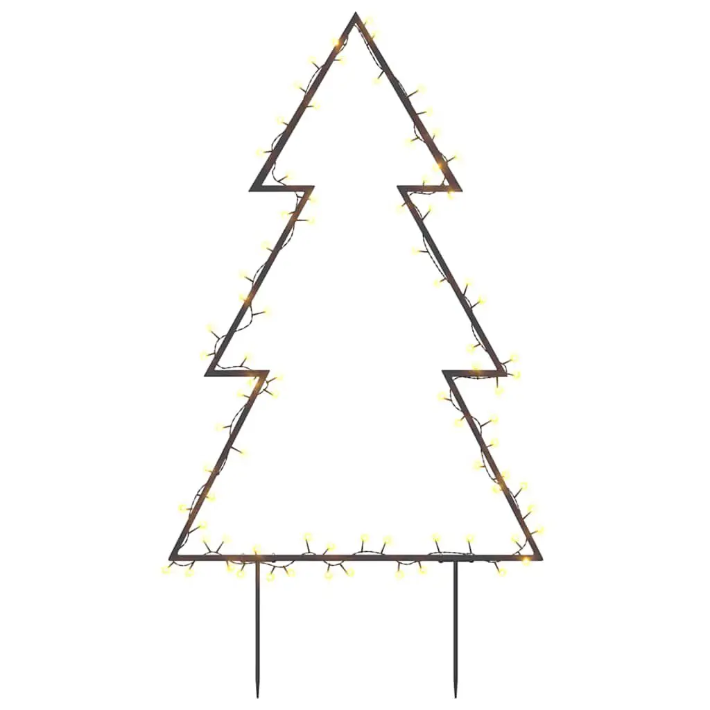 Christmas Light Decoration Spikes Tree 80 LEDs 23.6 Inch Holiday Decor