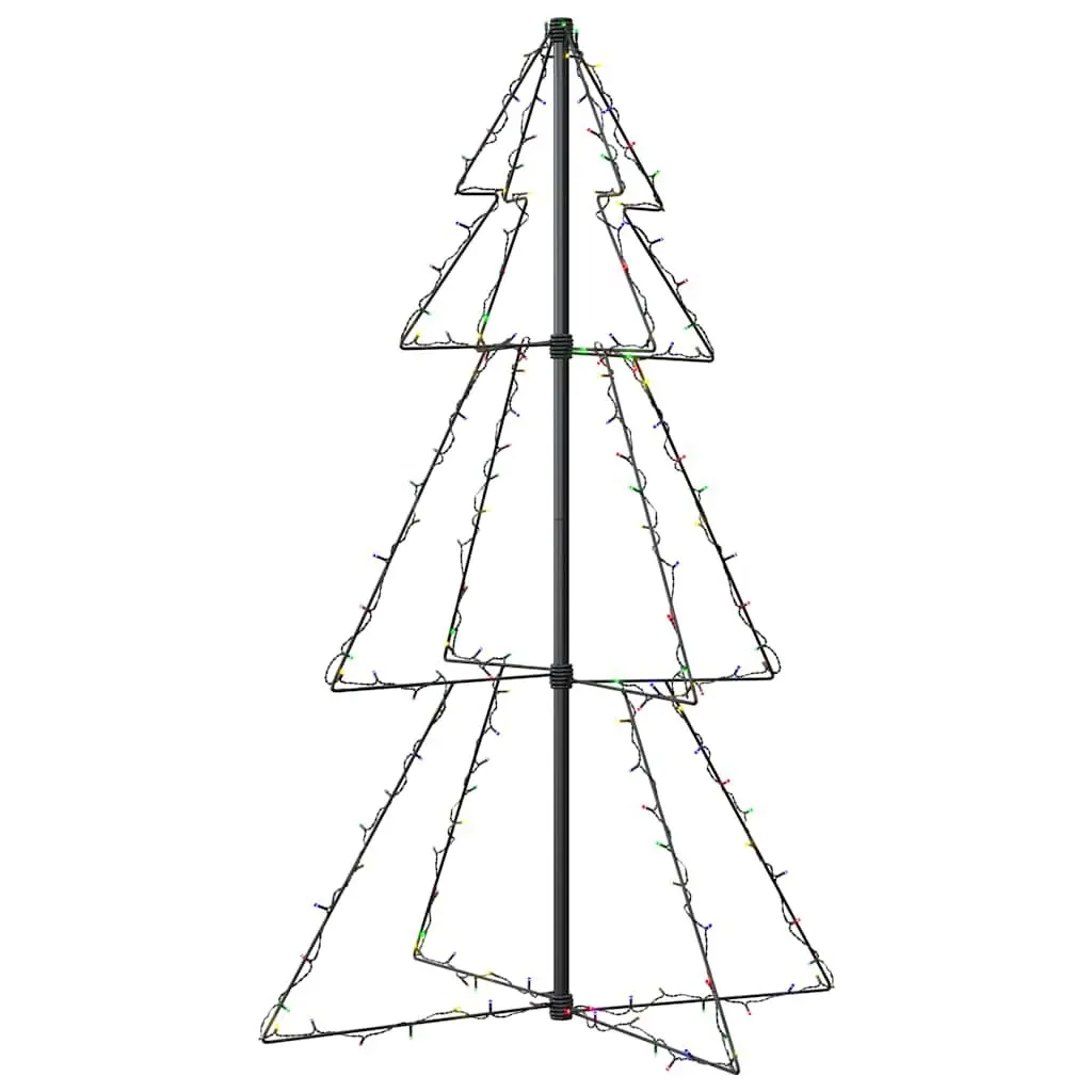 Christmas Cone Tree 160 LEDs Indoor and Outdoor 3x4 ft Holiday Decor