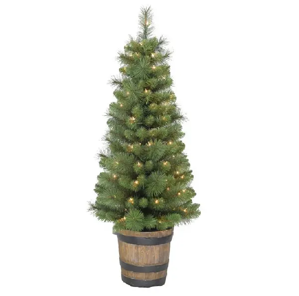 Santas Forest 29727 Prelit Christmas Tree 4 Feet Lights Santa's Forest