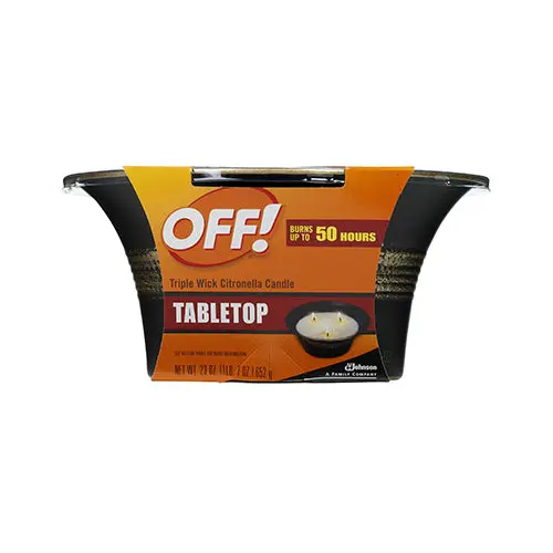 Off 71170 Citronella Triple Wick Candle 23 Oz Outdoor Mosquito Repellent