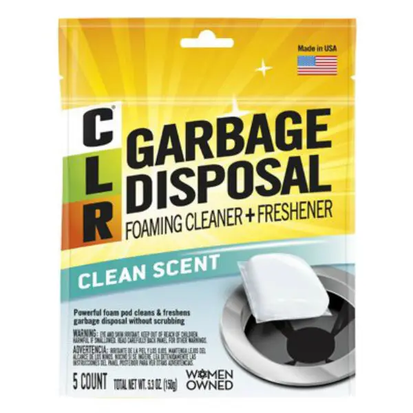 CLR Garbage Disposal Foaming Cleaner and Freshener Clear 5-Pack