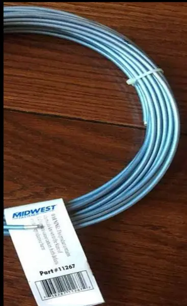 Midwest 11267 Stranded Assorted Aluminum Clothesline 50 Feet Durable Outdoor Laundry Line Midwest Fastener