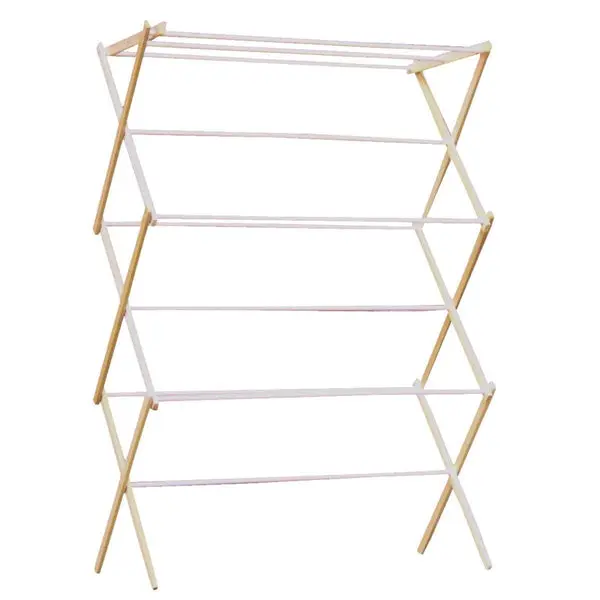 Madison Mill 18 Scotty Folding Wood Clothes Dryer 10 Coated Rungs 25 Feet