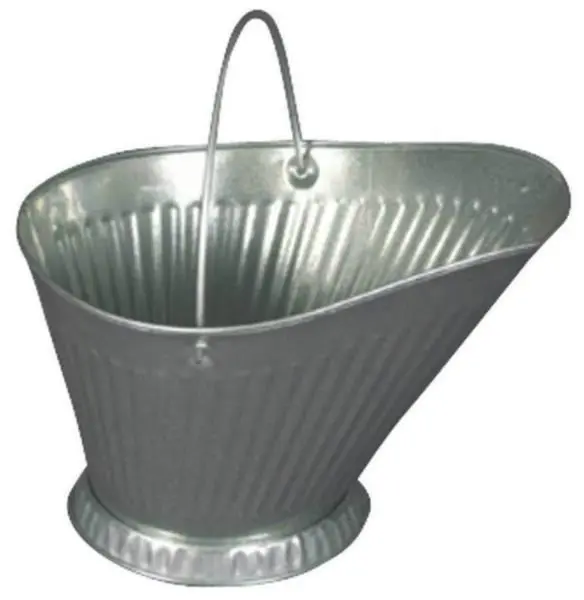 Behrens 617S Galvanized Steel Coal Hod 11.25 Inches