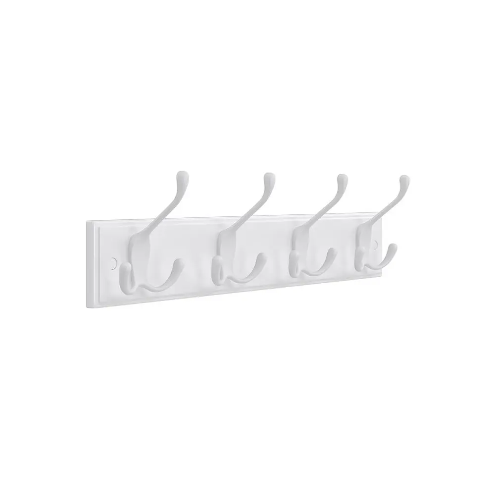 Tri Hooks Coat Rack Wall Mounted Entryway Hanger Hats Bags SONGMICS