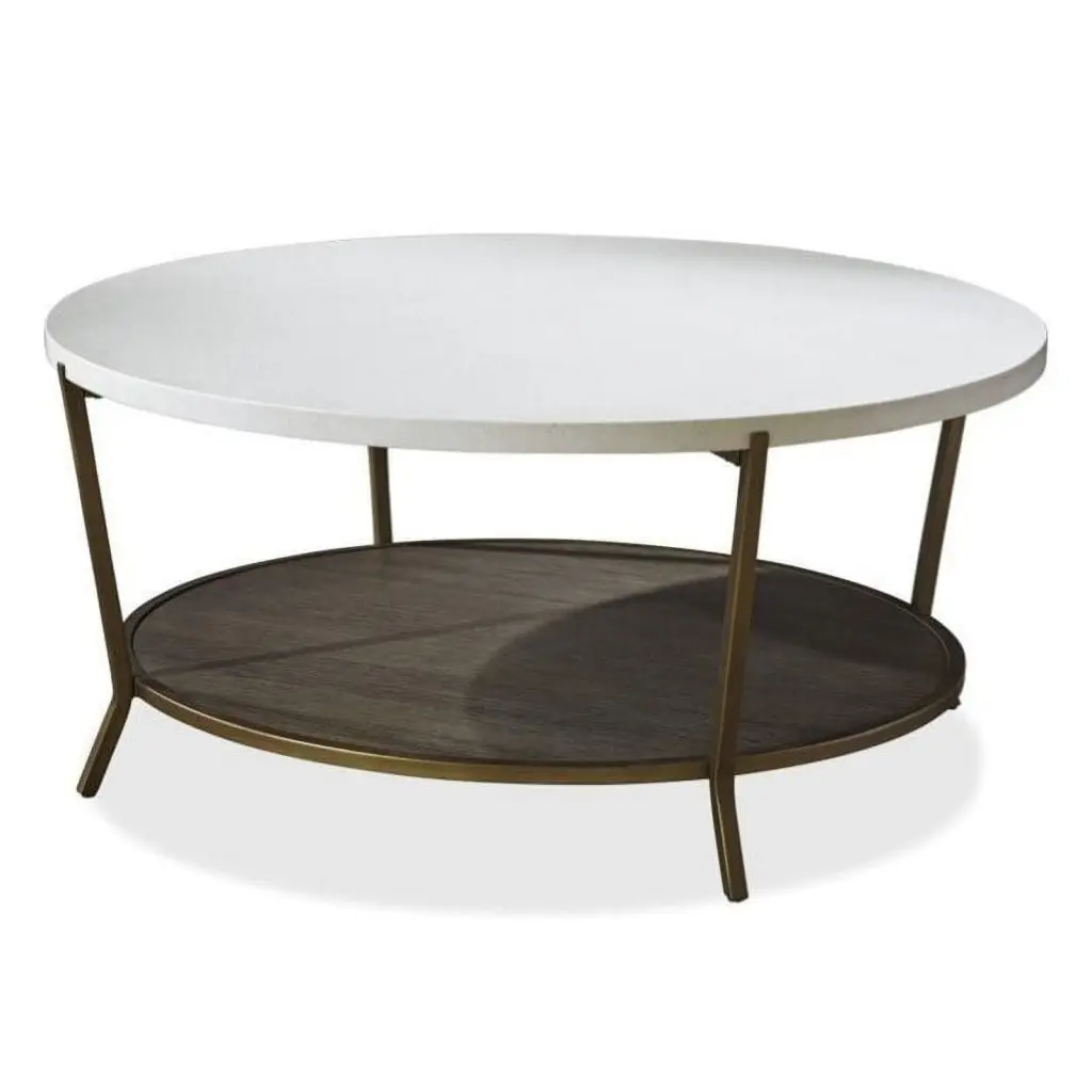 Universal Furniture Playlist Round Coffee Table Brown Eyed Girl