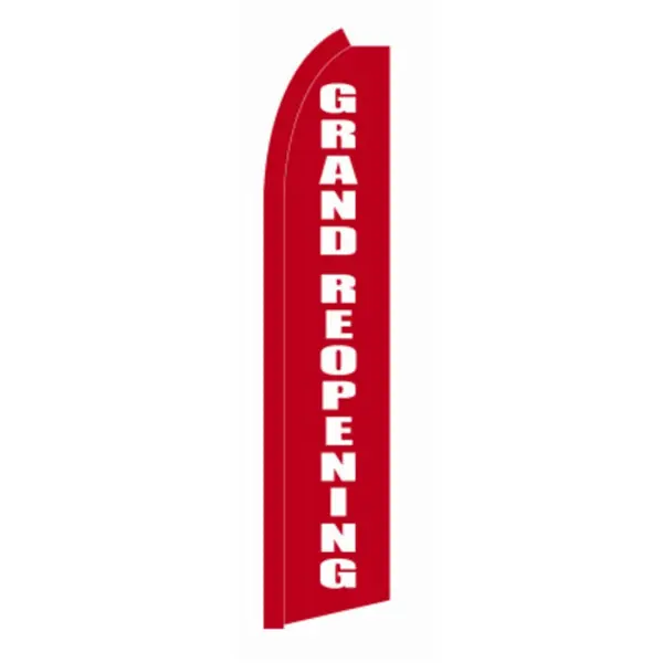 Annin Flagmakers 181039 11 Feet Grand Reopening Breeze Blade Banner Sign Businesses