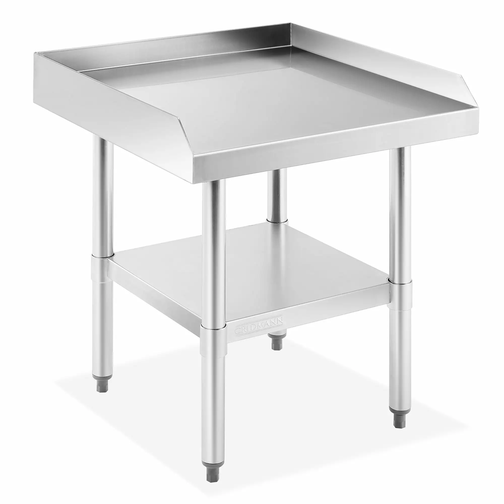 Gridmann NSF 16-Gauge Stainless Steel 24x24x24 Equipment Stand Grill Table Undershelf Commercial Restaurant Kitchen 24