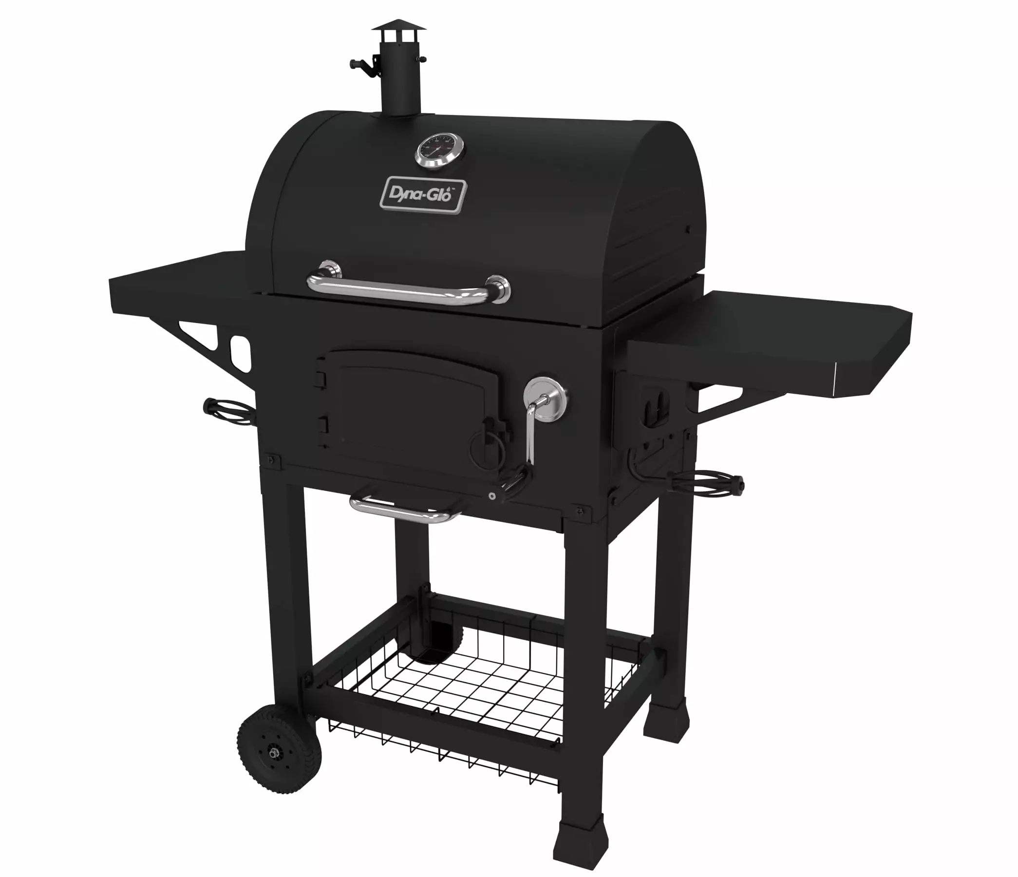 Dyna-Glo DGN405DNC-D Heavy-Duty Space-saving Charcoal Grill Compact Design