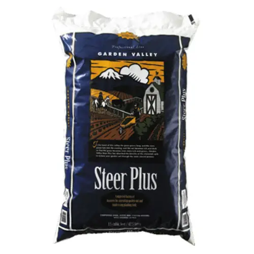 Garden Valley 0782GVS 1.5 Cubic Feet Steer Plus Organic Compost Plants