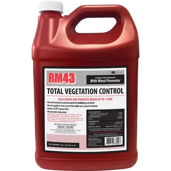 RM43 76500 Total Vegetation Control Weed Killer and Preventer Concentrate 1-Gallon