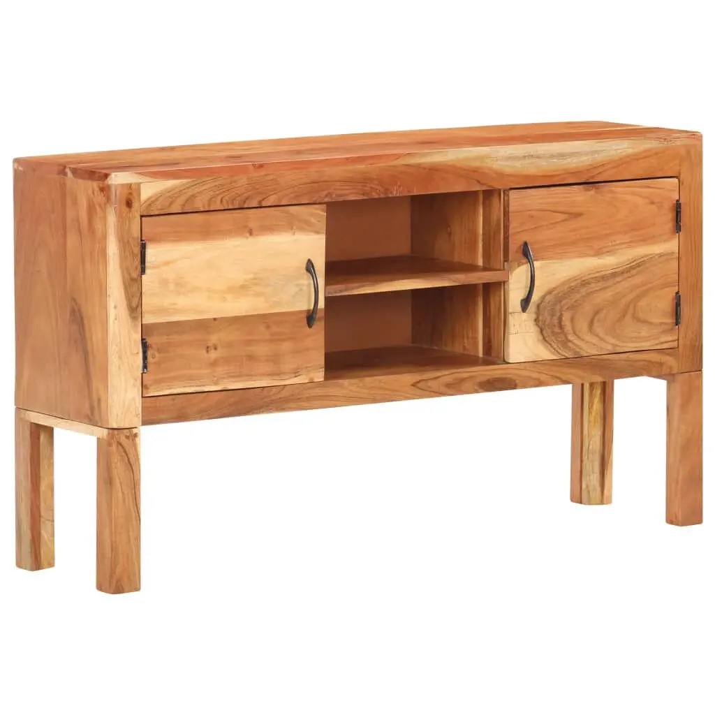 45.7 Inch Solid Acacia Wood Sideboard Entryway Console Table Storage