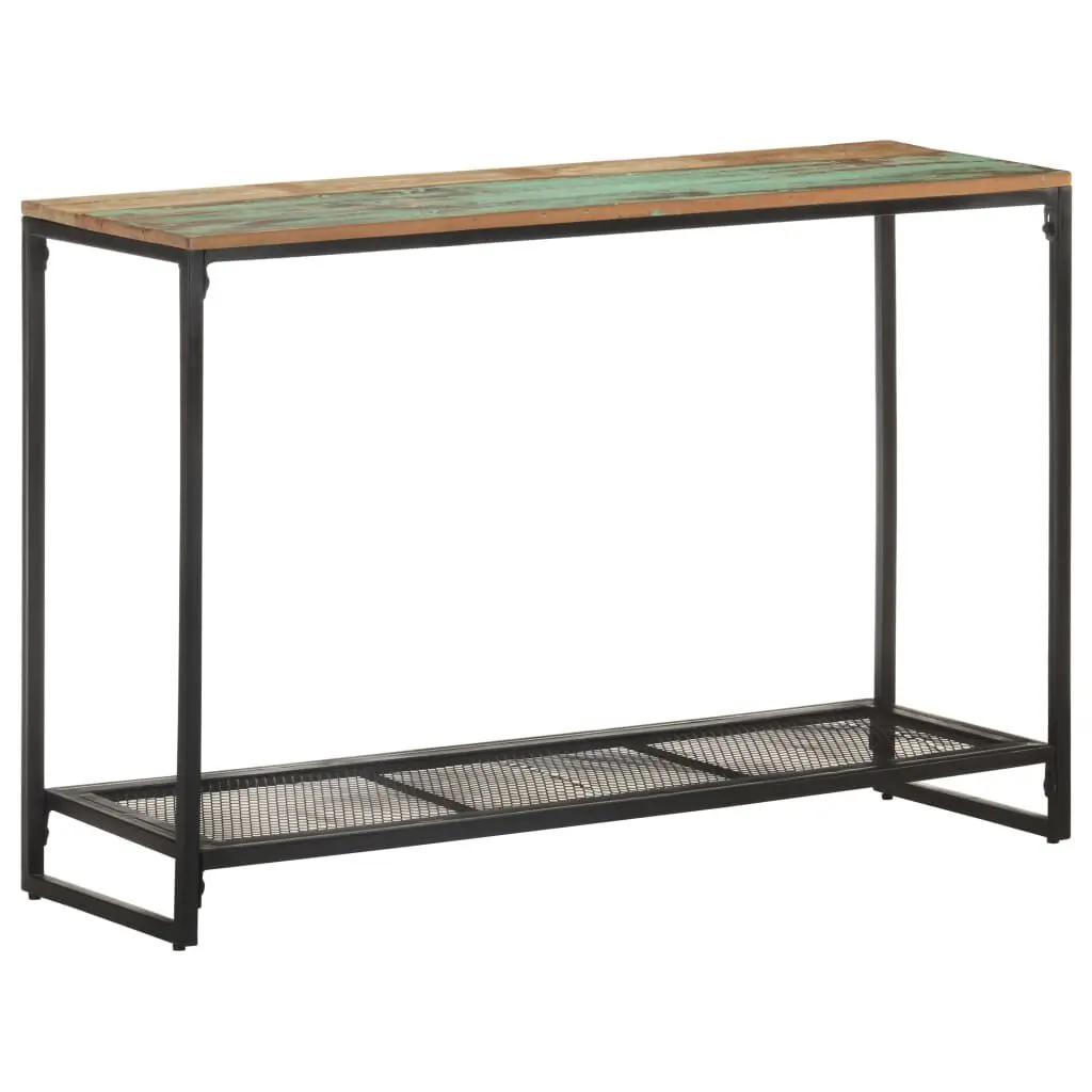 Console Table 43.3x13.8x29.5 Inch Solid Reclaimed Wood Entryway Table