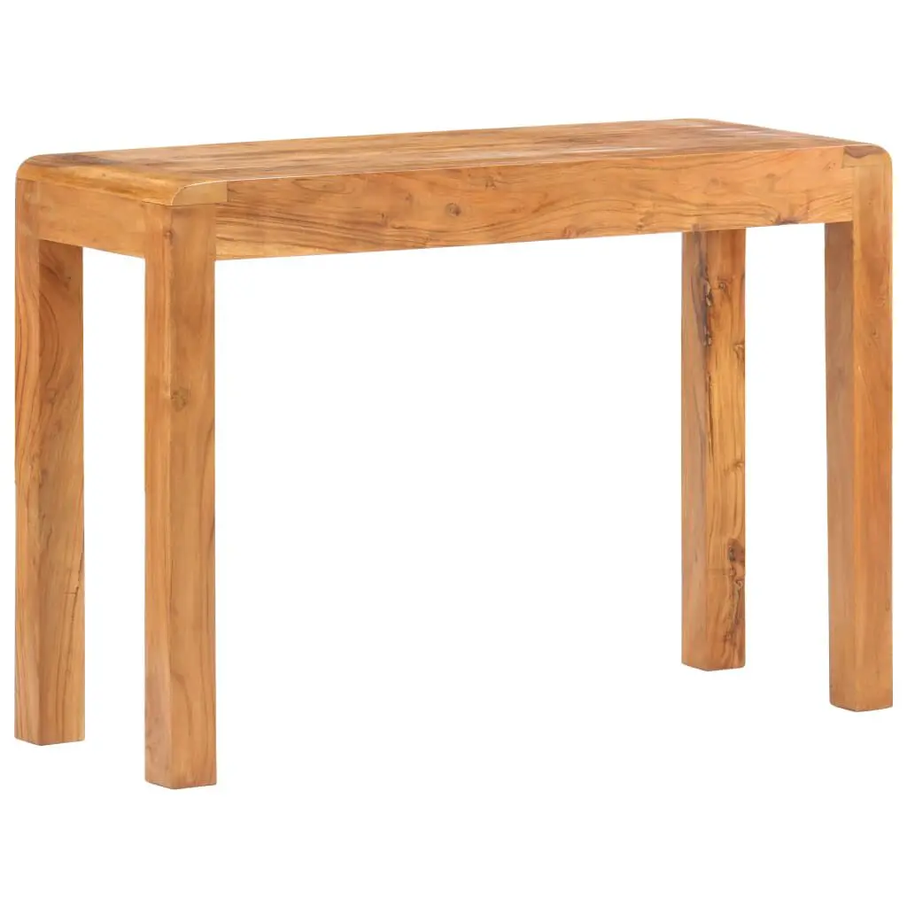 Console Table 43.3x15.7x29.9 Inches Solid Acacia Wood Honey Finish Entryway Table
