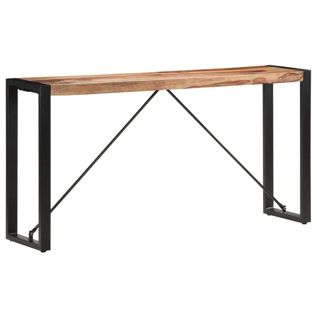 Console Table 59.1x13.8x29.9 Inch Solid Sheesham Wood Hallway Furniture
