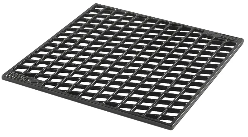 Weber Crafted Series 7670 Dual-Sided Sear Grate, 16.3 L, 16 W, Cast Iron/Porcelain