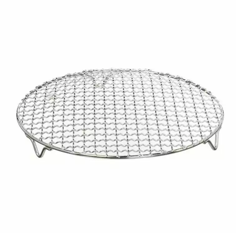 leaveforme Round Cooking Rack - Stainless Steel Baking Cooling Grilling Rack Air Fryer Stockpot Pressure Cooker