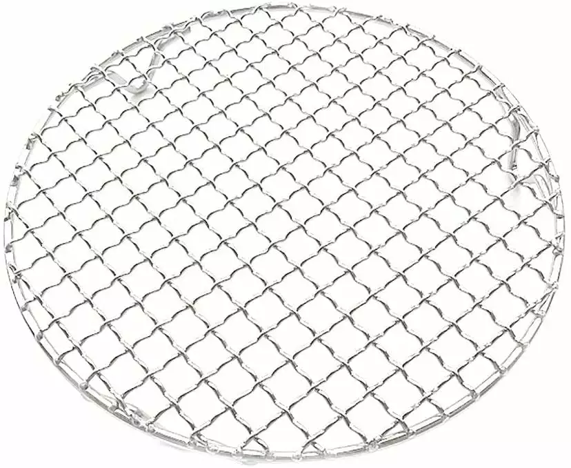 Manunclaims Round Stainless Steel Cross Wire Cooling Barbecue Rack Baking Net Legs
